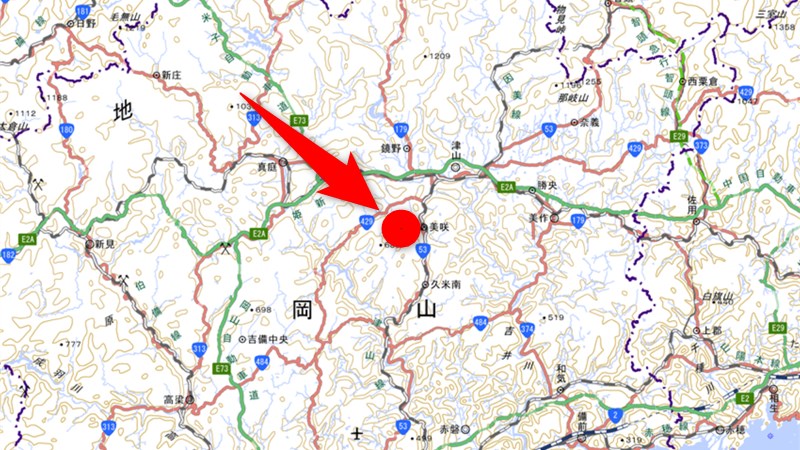 山林物件　岡山県久米郡美咲町