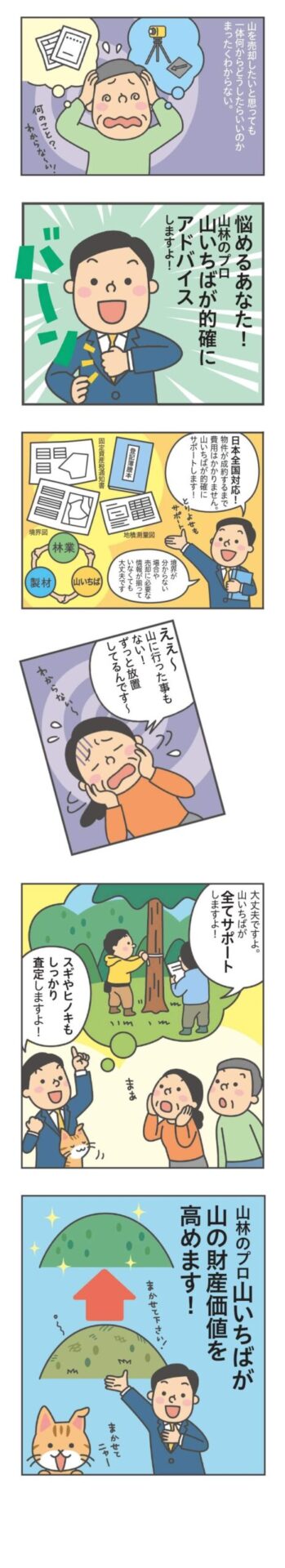 山林の売却・成約までしっかりサポート