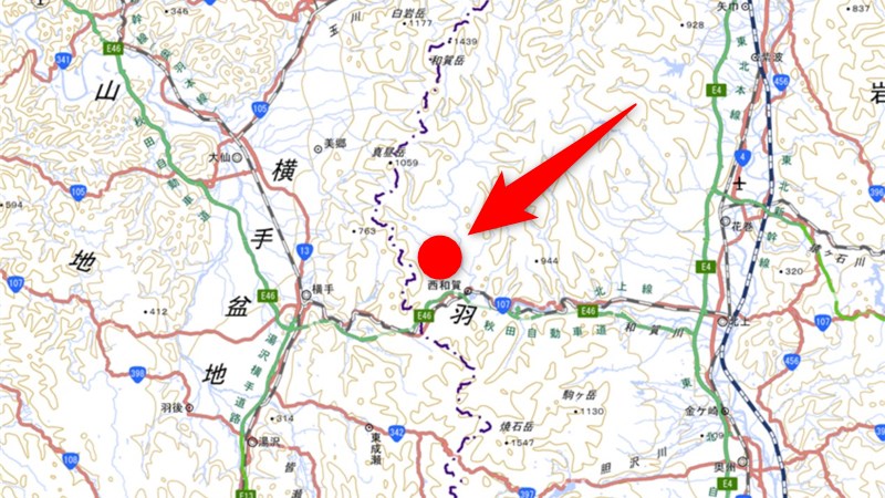 山林物件　岩手県和賀郡西和賀町