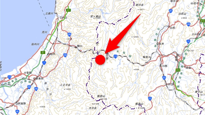 山林物件　山形県西置賜郡小国町