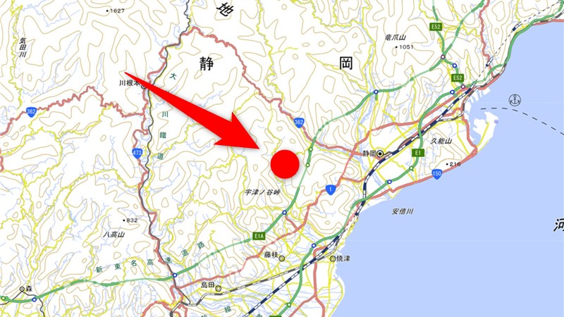 山林物件　静岡県藤枝市岡部町