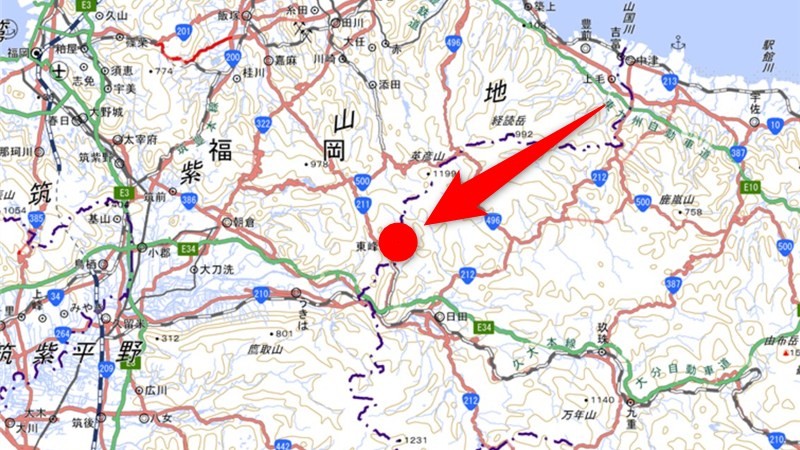 山林物件　福岡県朝倉郡東峰村