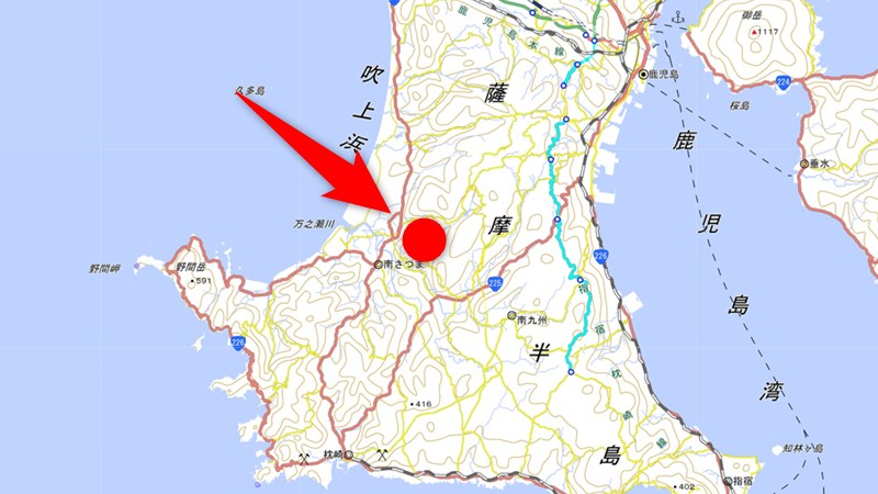 山林物件　鹿児島県南さつま市金峰町