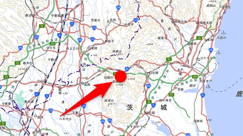 山林物件　茨城県桜川市木植