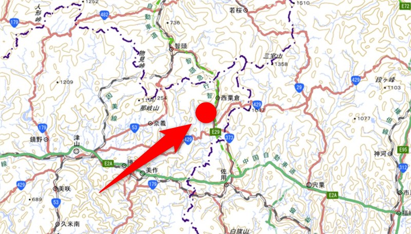 山林物件　岡山県美作市江ノ原