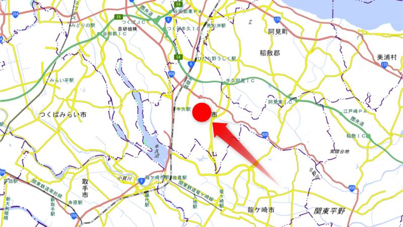 山林物件 茨城県牛久市柏田町